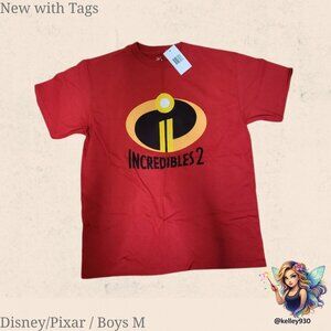 🆕 New With Tags – Disney Pixar Incredibles 2 Boys T-Shirt (Size M)